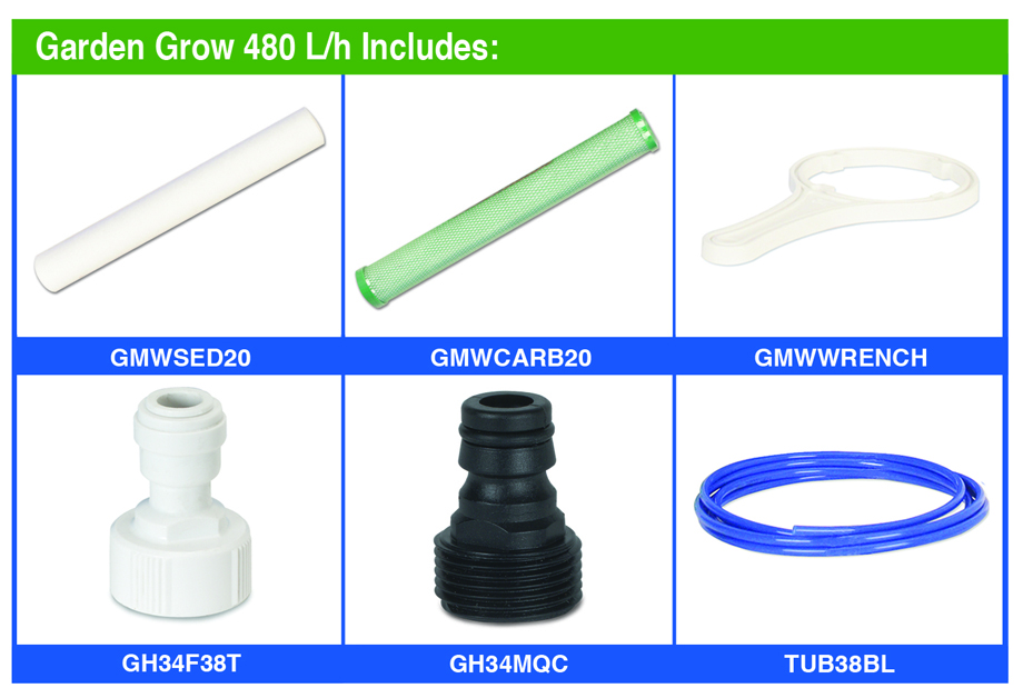 accessoires inclus eco grow 480