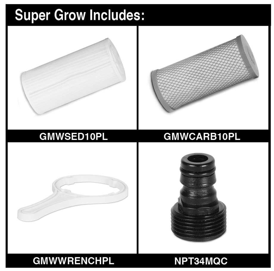 super grow 800 accessoires